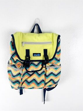 KAVU Libby Cactus Bloom Adjustable Back Strap Zipper Pockets Multicolor Backpack